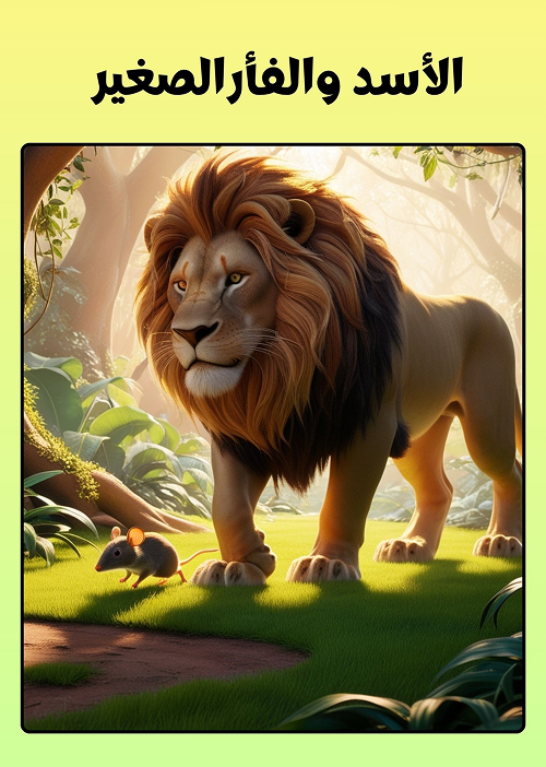 اlion and little mouse