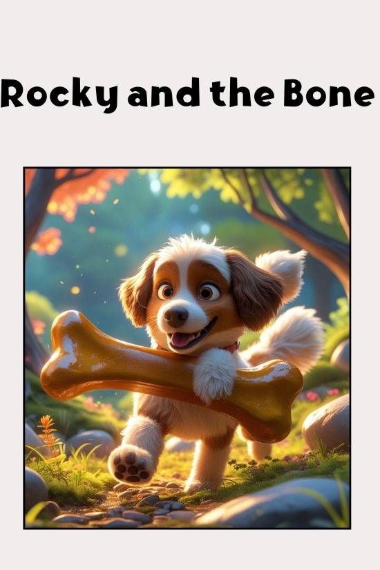 Rocky and  the bone