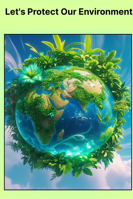 Let's protect our environment