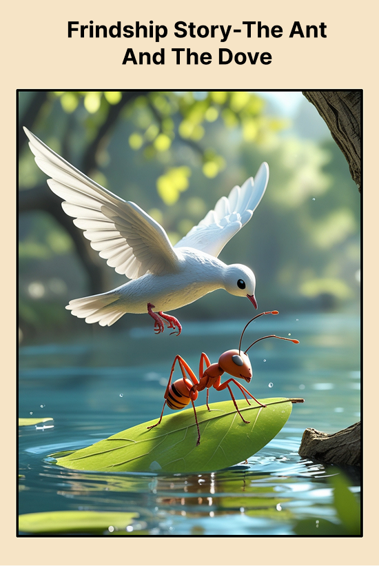 friendship story-The ant and the dove