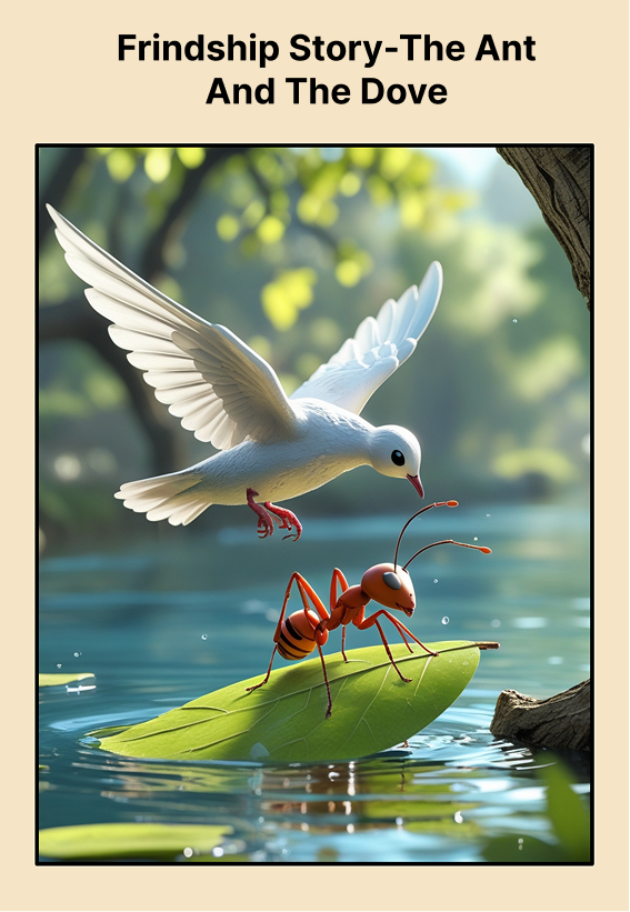 friendship story-The ant and the dove