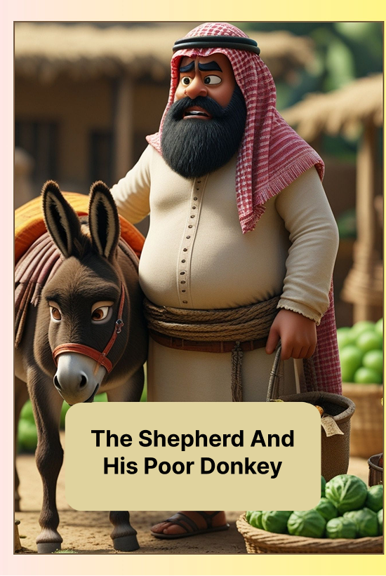 The shepherd and his poor donkey
