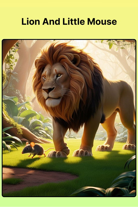 اlion and little mouse
