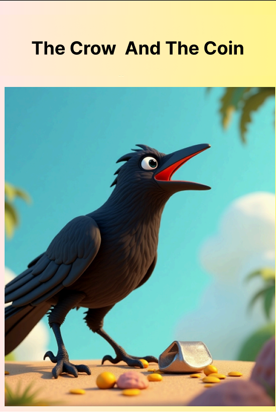 The crow  and the coin