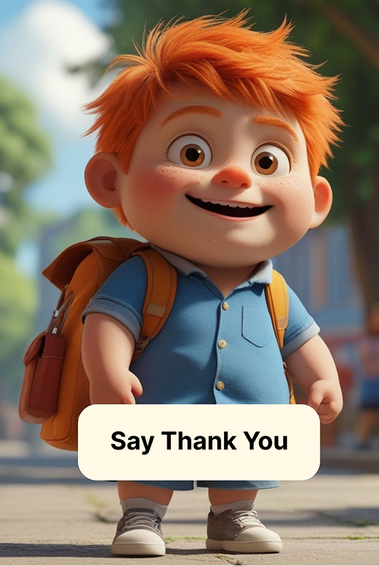 Say Thank you