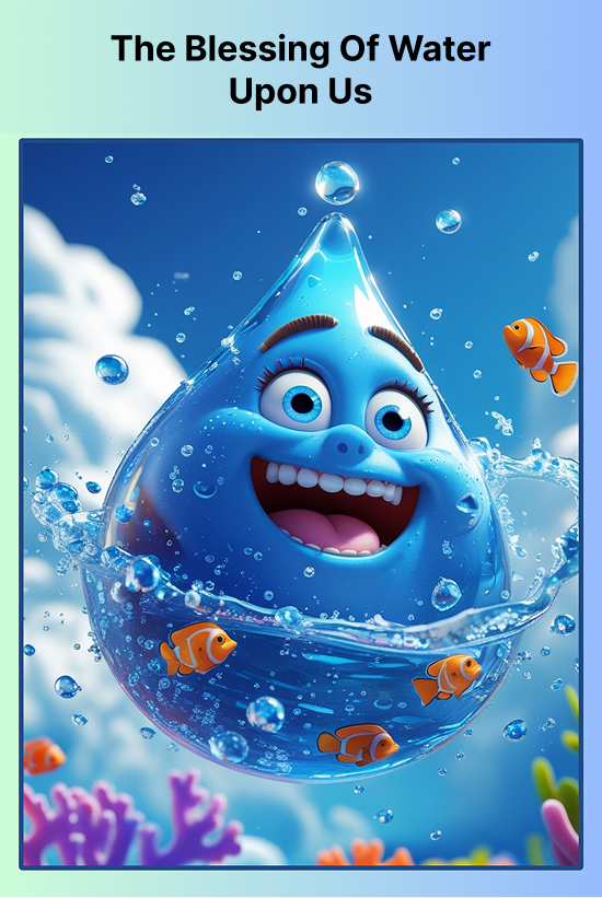 The blessing of water upon us