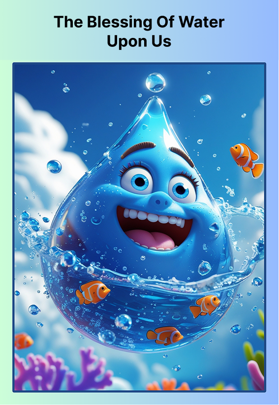 The blessing of water upon us
