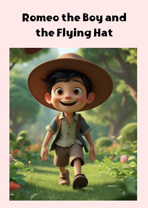romyo the boy and flying hat